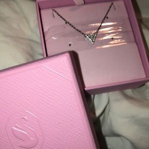 Swarovski Triangle Necklace